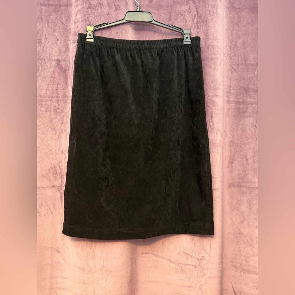 Vintage Real Clothes Saks Fifth Avenue Black Skirt sz S
